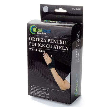 Orteza cu atela pentru police, marimea S/M, 1 bucata, Vitalmed