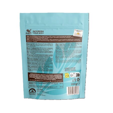 Fulgi de sare de mare, 200 g, Dragon Superfoods 748915