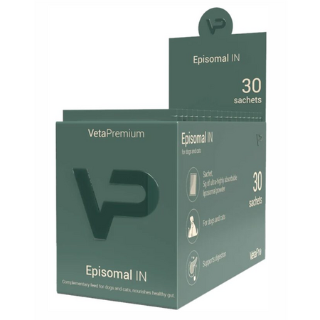 Hrana complementara pentru caini si pisici cu insuficienta pancreatica Episomal In, 30 plicuri x 5 g, VetaPremium 748981