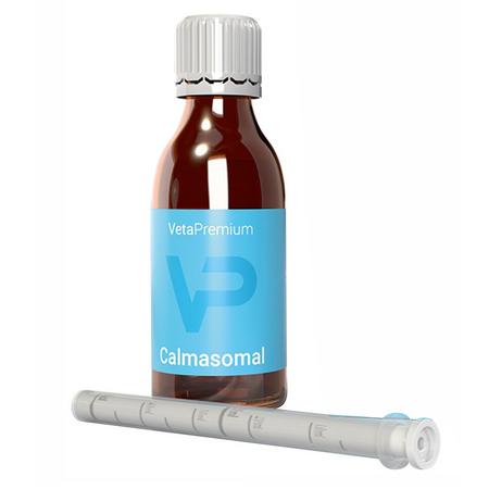 Supliment liposomal pentru starea de calm a cainilor Calmasomal, 120 ml, VetaPremium 749022