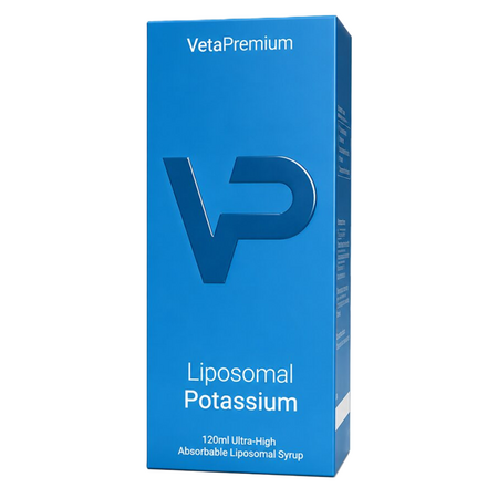 Supliment liposomal cu potasiu pentru caini si pisici Potassium, 120 ml, VetaPremium 749084
