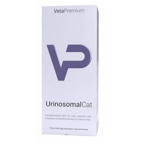 Supliment liposomal pentru sustinerea sistemului urinar la pisici Urinosomal Cat, 120 ml, VetaPremium 749097