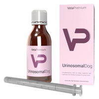 Supliment liposomal pentru sustinerea sistemului urinar la pisici Urinosomal Dog, 120 ml, VetaPremium