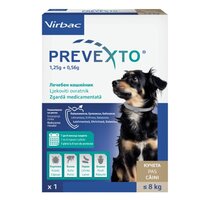 Zgarda antiparazitara pentru caini ≤ 8kg Prevexto, 1 bucata, Virbac