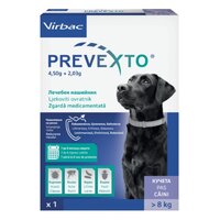 Zgarda antiparazitara pentru caini de talie mare > 8kg Prevexto, 1 bucata, Virbac