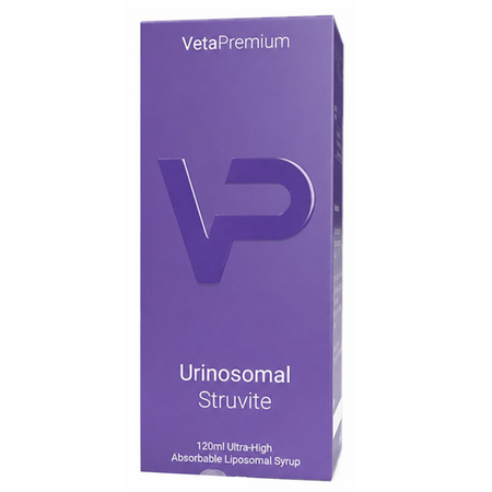 Supliment liposomal pentru sustinerea sistemului urinar la caini si pisici Urinosomal Struvite, 120 ml, VetaPremium 749121