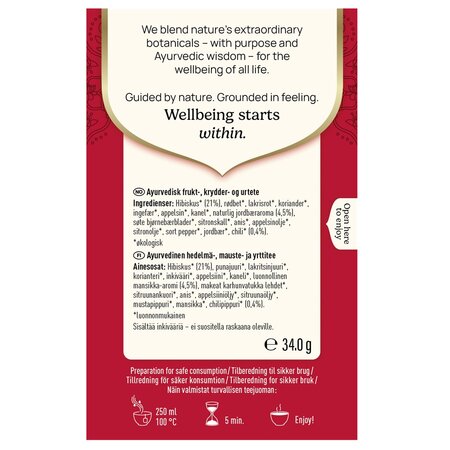 Ceai Bio Spicy Strawberry, 17 plicuri, Yogi Tea 750145