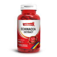 Extract de Echinaceea, 400mg, 60 capsule vegetale, AdNatura