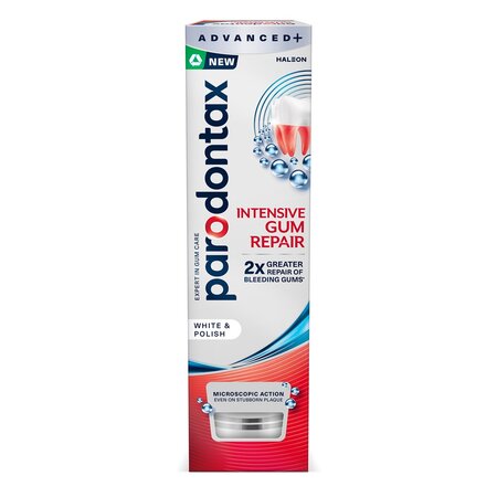 Pasta de dinti Parodontax Intensive Gum Repair White & Polish, 75ml, Haleon 749357