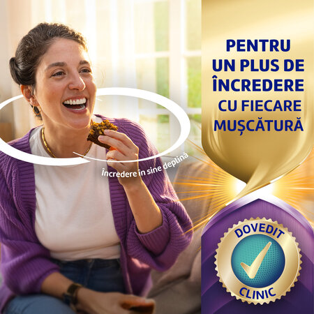 Crema adeziva pentru proteze dentare Corega Ultimate scut pentru alimente, 40g, Haleon 749379