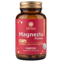 Magneziu Pidolat, 850 mg, 60 capsule, Aronia Charlottenburg