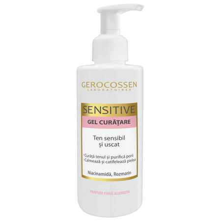 Gel de curatare ten sensibil cu niacinamide si rozmarin, 200 ml, Gerocossen