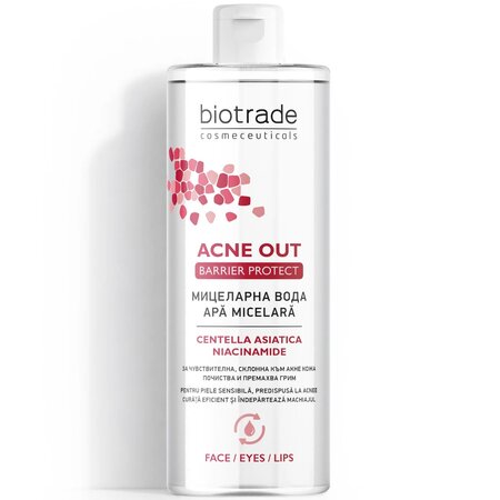 Apa micelara Acne Out Barrier Protect, 400 ml, Biotrade