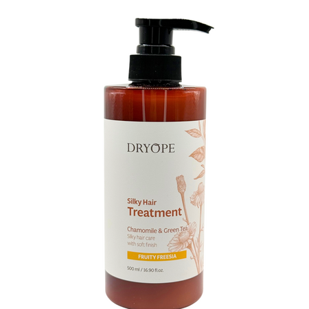 Masca pentru par uscat si deteriorat Fruity Freesia Silky Hair Treatment, 500 ml, Dryope 749595