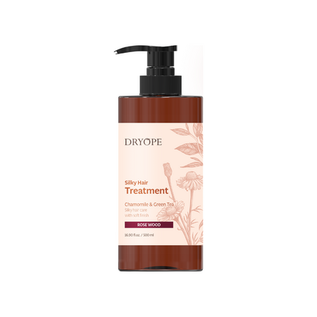 Masca pentru par uscat si deteriorat Rose Wood Silky Hair Mask, 500 ml, Dryope