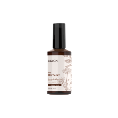 Ser leave-in pentru par cu efect anti-frizz Jasmine Musk Silky Hair Serum, 100 ml, Dryope