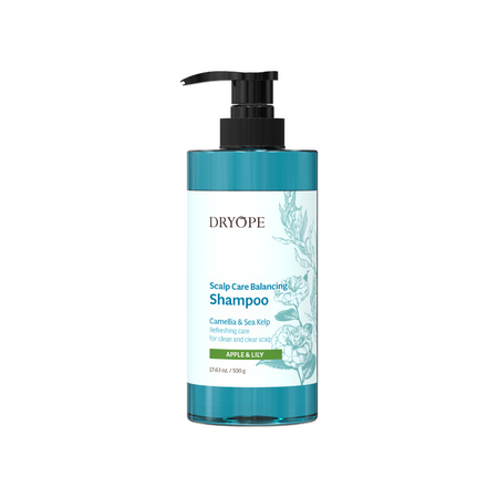 Sampon cu efect echilibrant Apple & Lily Scalp Care Balancing, 500 ml, Dryope