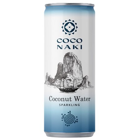 Apa de cocos carbogazoasa, 320 ml, Coconaki