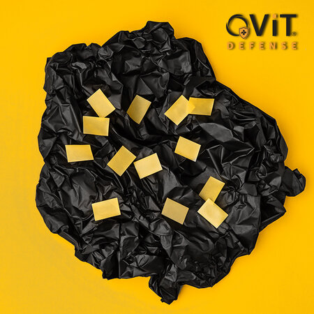 Filme bucale cu vitamine Qvit Defense, 30 bucati, Nutrinovate 749683
