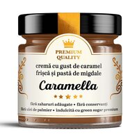 Crema cu gust de caramel, frisca si pasta de migdale Caramella Secretele Ramonei, 250 g, Laboratoarele Remedia