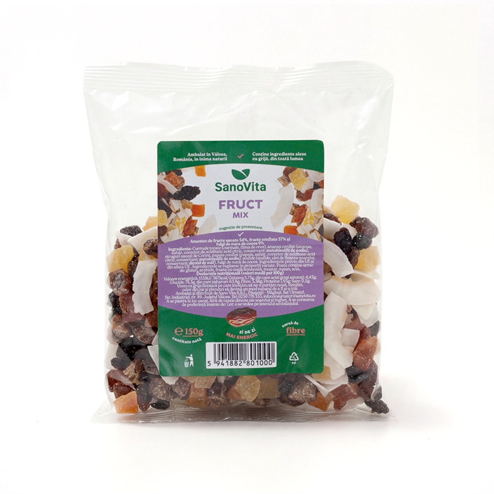 Fruct mixt, 150 g, Sanovita