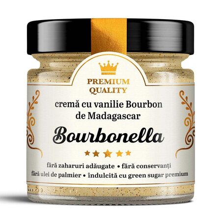 Crema cu vanilie Bourbon de Madagascar Bourbonella Secretele Ramonei, 250 g, Laboratoarele Remedia