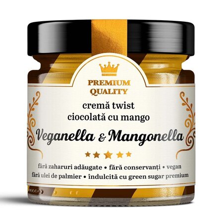 Crema twist Veganella si Mangonella Secretele Ramonei, 250 g, Laboratoarele Remedia