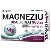 Magneziu Bisglicinat Total Care, 900 mg, 30 capsule vegetale, Cosmo Pharm