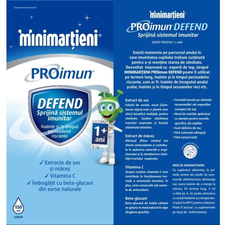 Sirop Minimartieni PROimun Defend, 150 ml, Walmark 698272