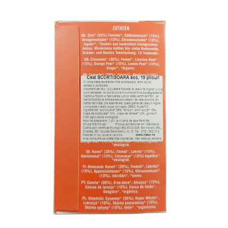 Ceai Bio de scortisoara, 15 plicuri, Higher Living 749798
