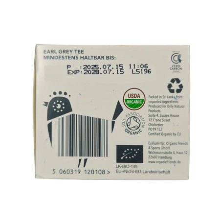 Ceai Bio Earl Grey, 20 plicuri, Higher Living 749804
