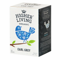 Ceai Bio Earl Grey, 20 plicuri, Higher Living
