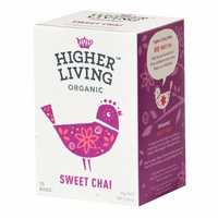 Ceai Bio Sweet Chai, 15 plicuri, Higher Living