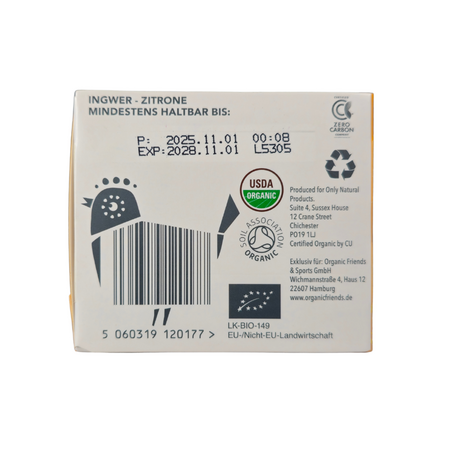 Ceai Bio cu lamaie si ghimbir, 15 plicuri, Higher Living 749824