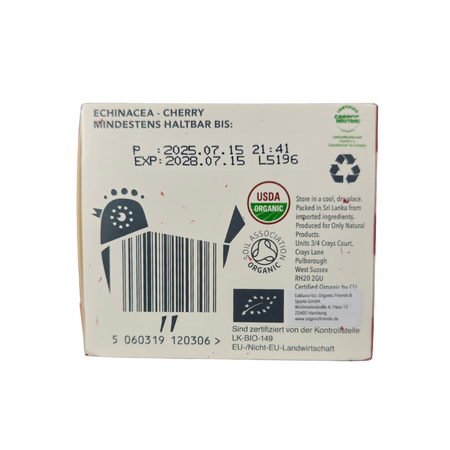 Ceai Bio cu echinacea si visine, 15 plicuri, Higher Living 749829