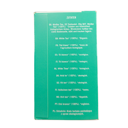 Ceai alb Bio, 15 plicuri, Higher Living 749841
