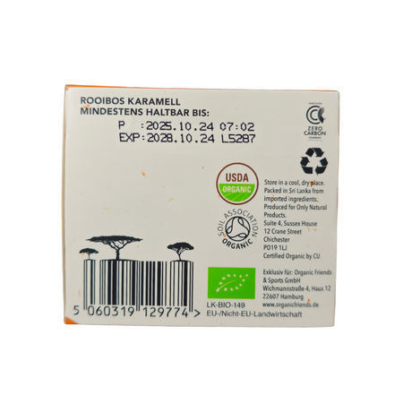 Ceai Bio de rooibos si caramel, 20 plicuri, Higher Living 749847
