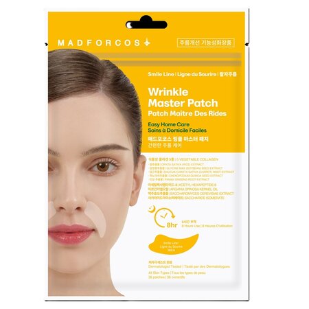 Plasturi pentru ridurile de zambet Wrinkle Master, 36 bucati, Madforcos