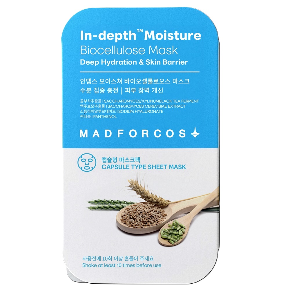 Masca de fata din celuloza pentru hidratare intensa, 20 ml, Madforcos
