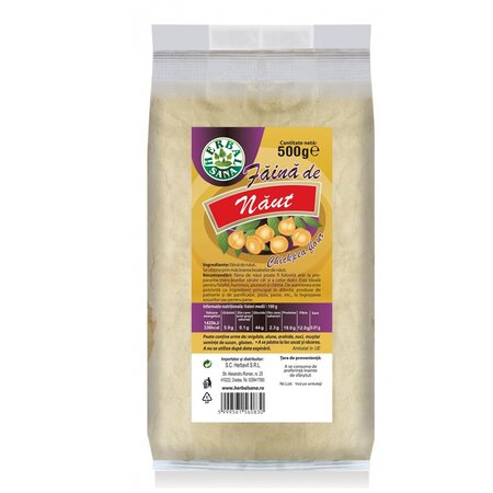 Faina din naut Herbalsana, 500 g, Herbavit