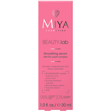 Ser de fata pentru netezire cu 5% youth complex, Beauty.lab, 30 ml, Miya 749977