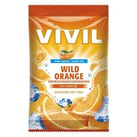 Bomboane cu aroma de portocala amara si vitamina C Wild Orange, 60 g, Vivil