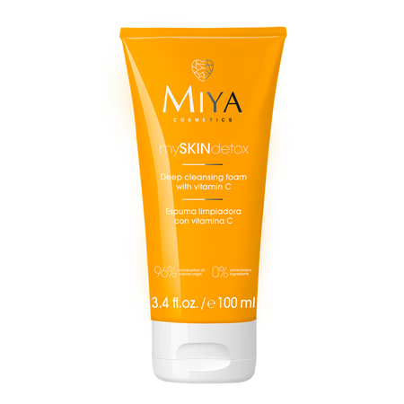 Spuma de curatare cu vitamina C, mySkindetox, 100 ml, Miya