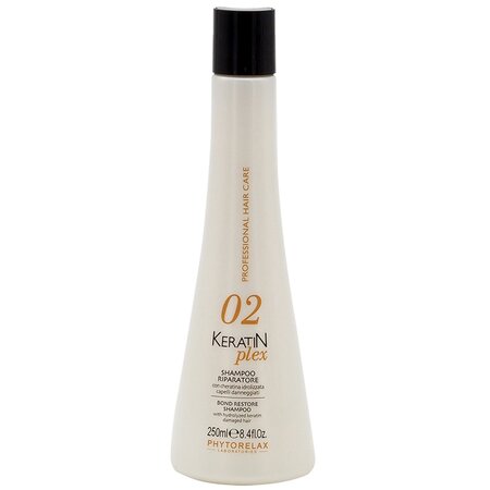 Sampon reparator cu keratina hidrolizata 02 Keratin Plex, 250 ml, Phytorelax
