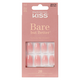 Unghii false Medium Bare but Better Impress, 28 bucati, Kiss 750202