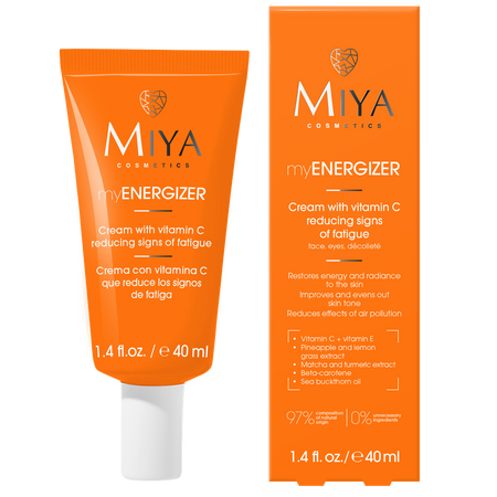 Crema energizanta cu vitamina C, myEnergizer, 40 ml, Miya