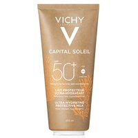 Lotiune cu protectie solara SPF 50+ pentru fata si corp Capital Soleil, 200 ml, Vichy