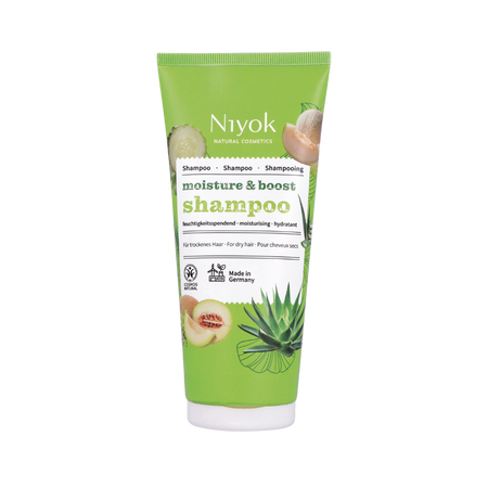 Sampon hidratant pentru par uscat cu parfum de aloe vera si castravete Moisture & Balance, 200 ml, Niyok