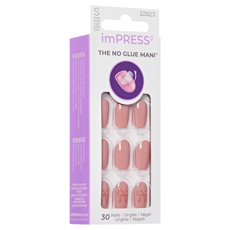 Unghii false Short Close to you Impress, 30 bucati, Kiss 750299