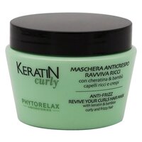 Masca cu keratina pentru par cret sau ondulat Keratin Curly, 250 ml, Phytorelax